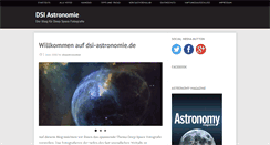 Desktop Screenshot of dsi-astronomie.de