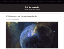 Tablet Screenshot of dsi-astronomie.de